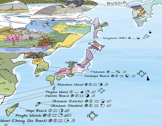 Surftrip Map - Kitesurf Map - GearFreak