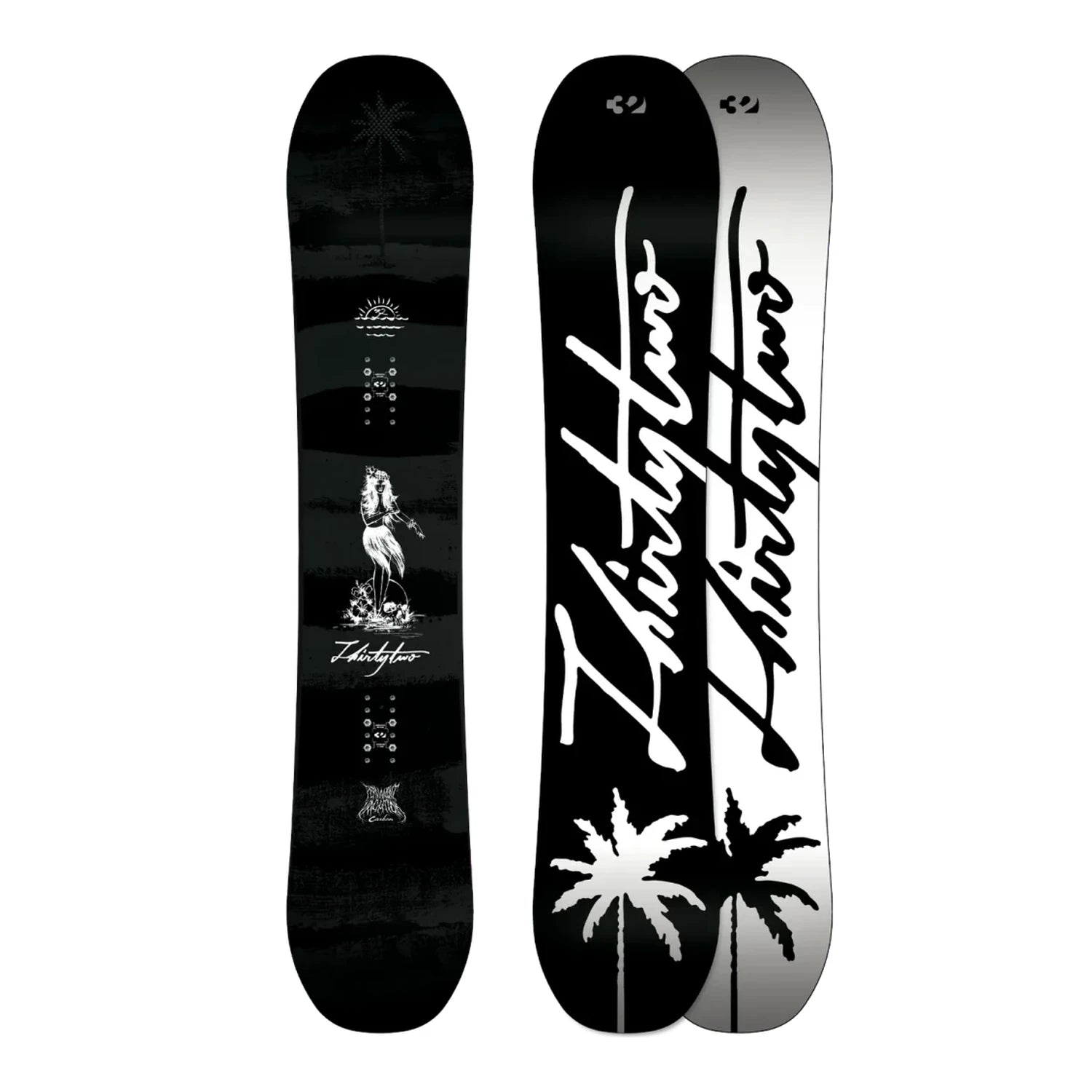 GearFreak - ThirtyTwo Permanent Vacation Carbon - 26/27 - Multicolor