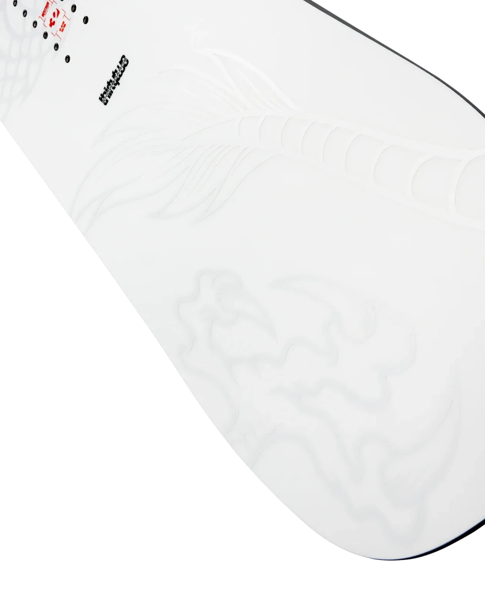 ThirtyTwo T32M Carbon wit-zwart, detail neus topsheet