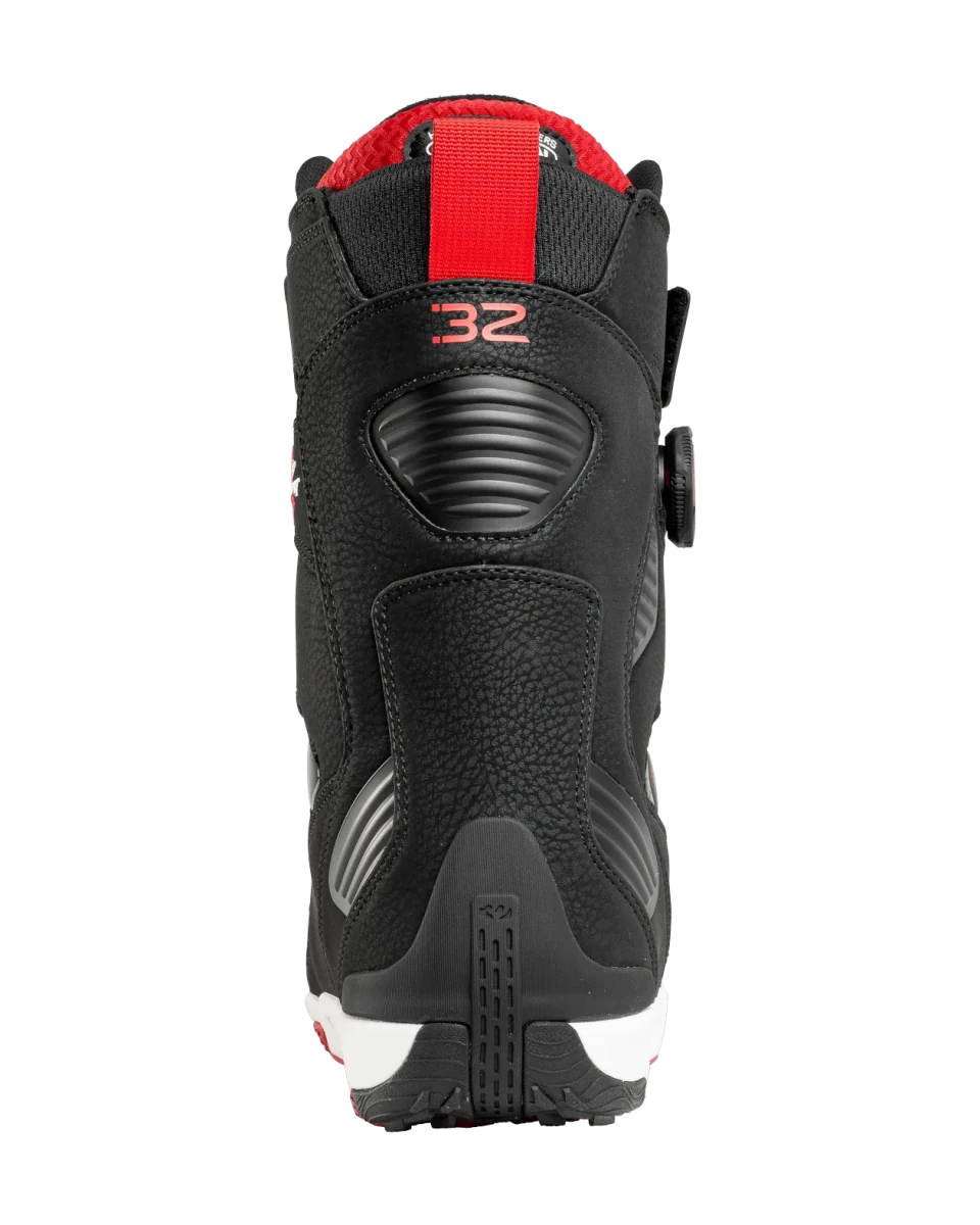 ThirtyTwo TM-1 ZB1 BOA zwart-rood, hielzijde