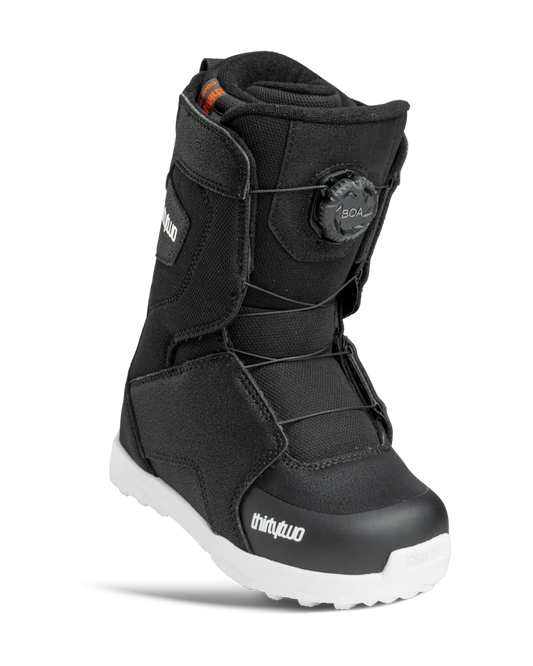 GearFreak - ThirtyTwo Youth Lashed BOA - 26/27 - Black/White