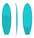 Torq - Surfboards 6'3" Fish - Classic Deep Turquoise Pattern - GearFreak