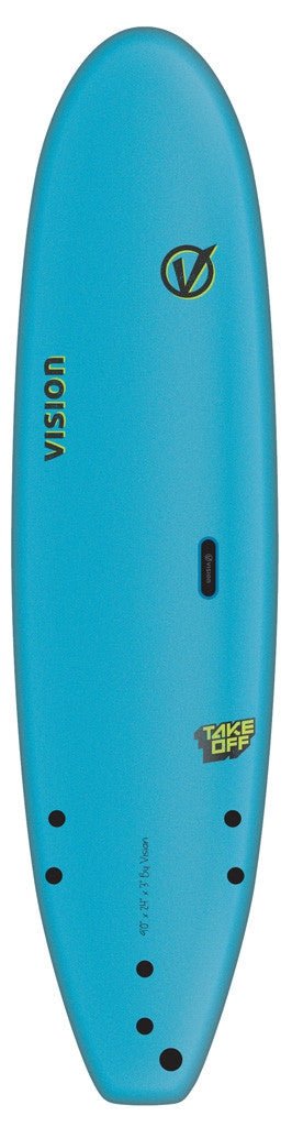 Vision - Take Off Surfboards 6'6" - Cyan - GearFreak