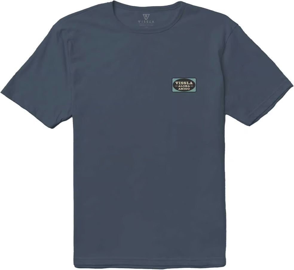 Vissla - Out There Organic Tee | Dark Denim - L - GearFreak