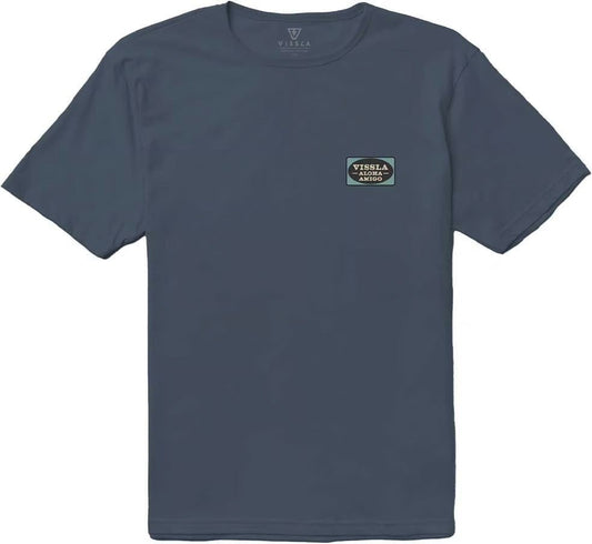 Vissla - Out There Organic Tee | Dark Denim - L - GearFreak