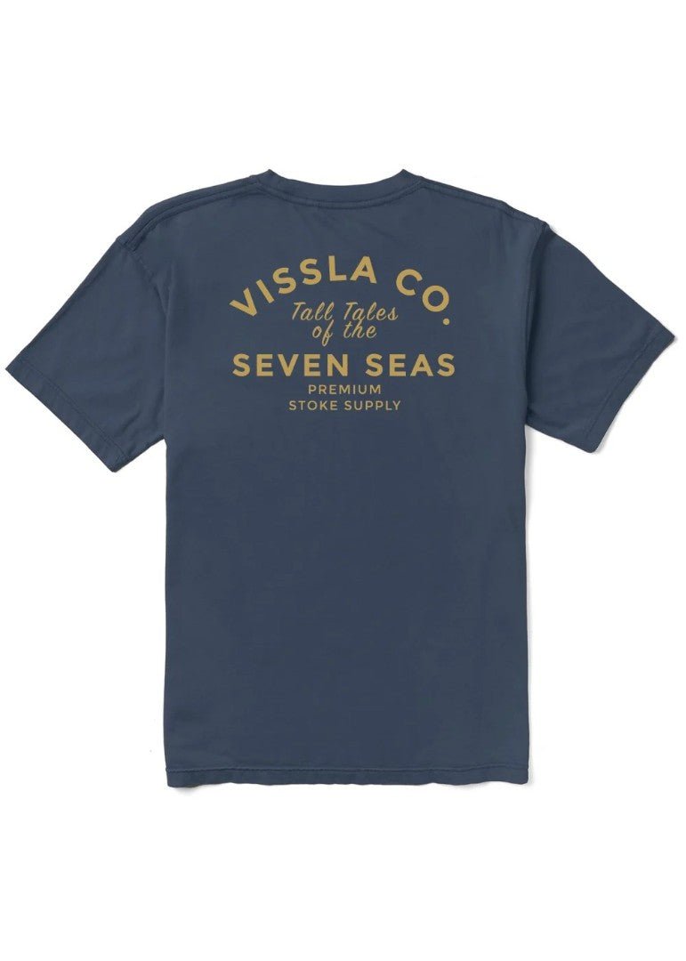 Vissla - Premium Stoke Premium PKT Tee | Navy - M - GearFreak