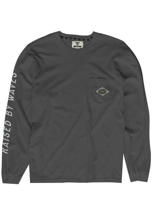 Vissla - Round House Longsleeve PKT Tee | Phantom - M - GearFreak