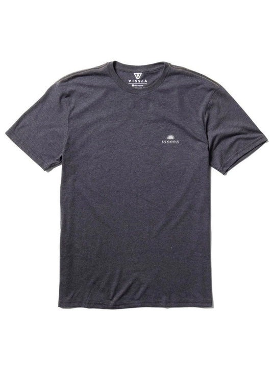 Vissla - The Box Comp Lite Eco Performance Tee | Black Heather - M - GearFreak