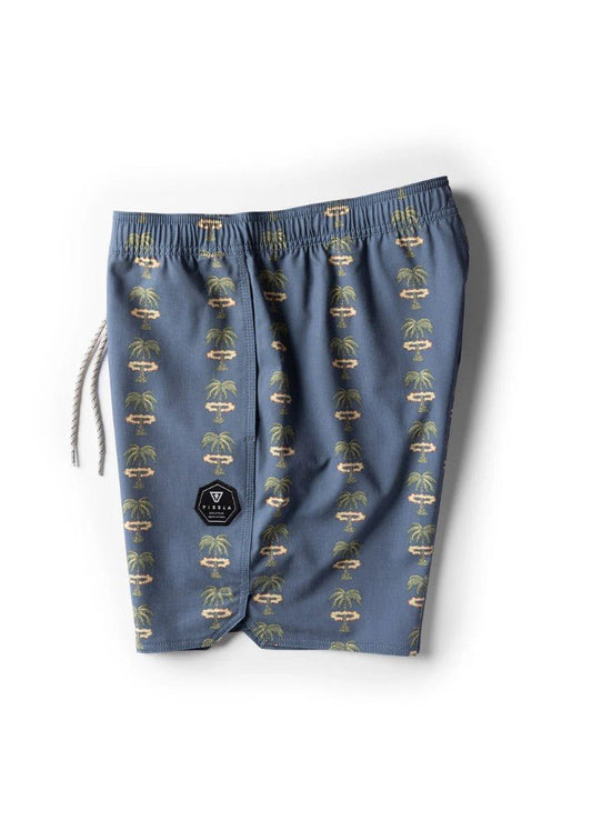 Vissla - Vissla Atomic Palms 16.5" Ecolastic Boardshort | Midnight - GearFreak