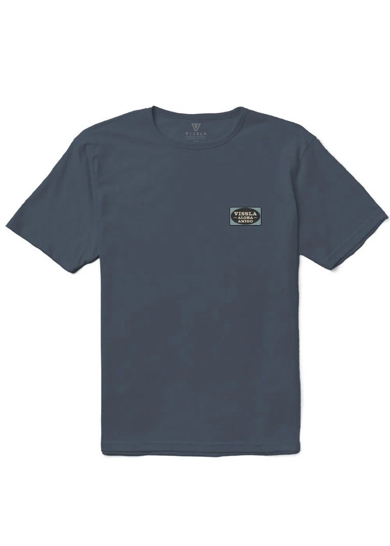 Vissla - Vissla Atomic Palms Organic Tee | Dark Denim - GearFreak