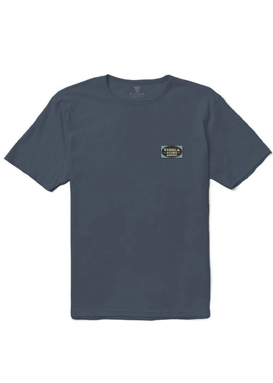 Vissla - Vissla Atomic Palms Organic Tee | Dark Denim - GearFreak