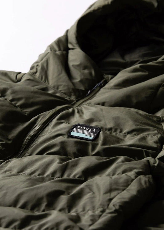 Vissla - Vissla Pacific Packable Eco Puff Jacket | Tarp Heather - GearFreak
