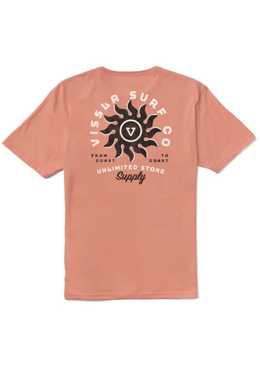 Vissla - Vissla Spins Organic Tee | Papaya - GearFreak