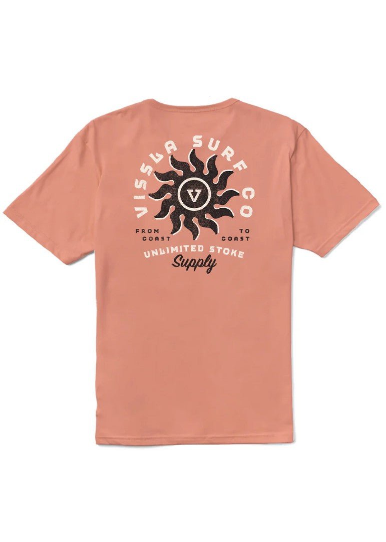 Vissla - Vissla Spins Organic Tee | Papaya - GearFreak