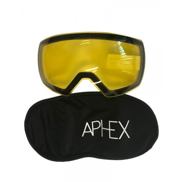 Aphex Styx Matte White - Revo Blue & Spare Lens