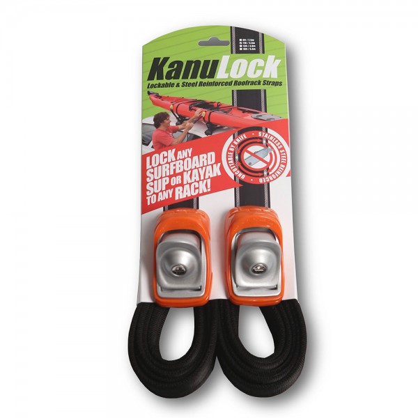 KanuLock Lockable Tiedown Set -Auto & Reis Accessoires - Tie Down Straps - KanuLock