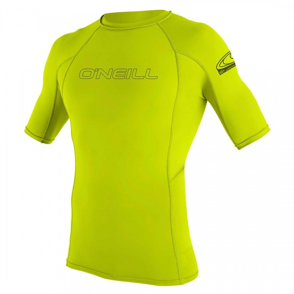 O neill Basic Skins Sun Shirt Lime -Thermo & Lycra - Basic Skins Sun Shirt Lime - O Neill