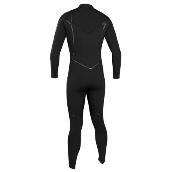 O'Neill Psycho One 4/3 Chest Zip Full Blk/Blk