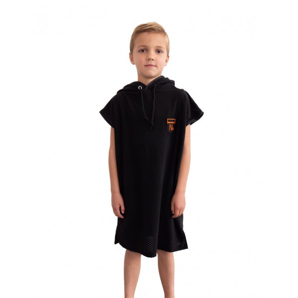 NTNK Poncho Kids Black -Wetsuits - Poncho Kids Black - Never Try Never Know